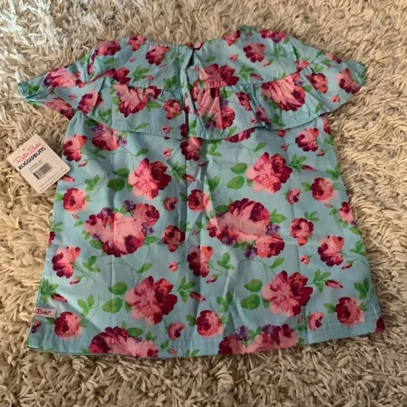 NWT Ruffle Butts Floral top size 6 - Picture 2 of 2